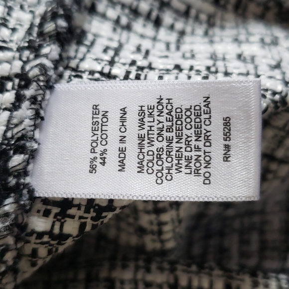 Express Short Sleeve Tweed Top - Picture 13 of 14